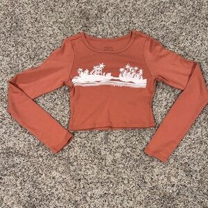 Billabong Terracotta Long Sleeve Top